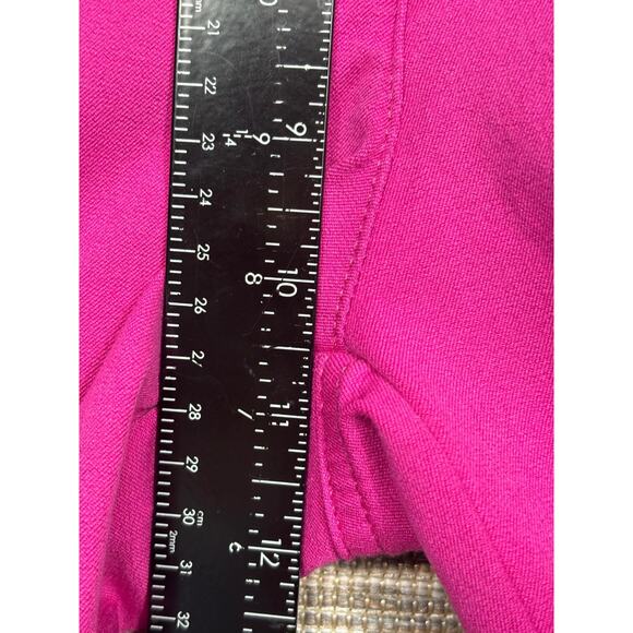 Escada Straight Jeans Womens Size 40 Pink Mid Rise Denim Stretch 34x28 - Picture 9 of 10